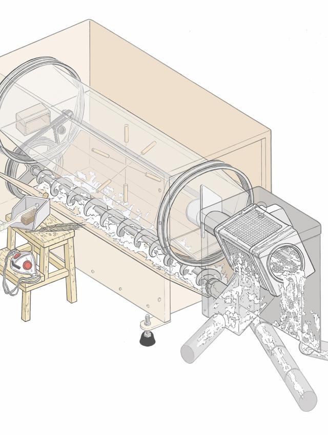 Milling sieve illustration