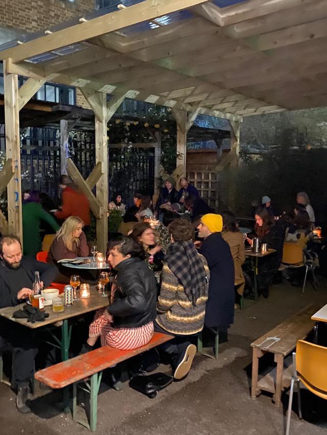 e5 Backyard Seating Area