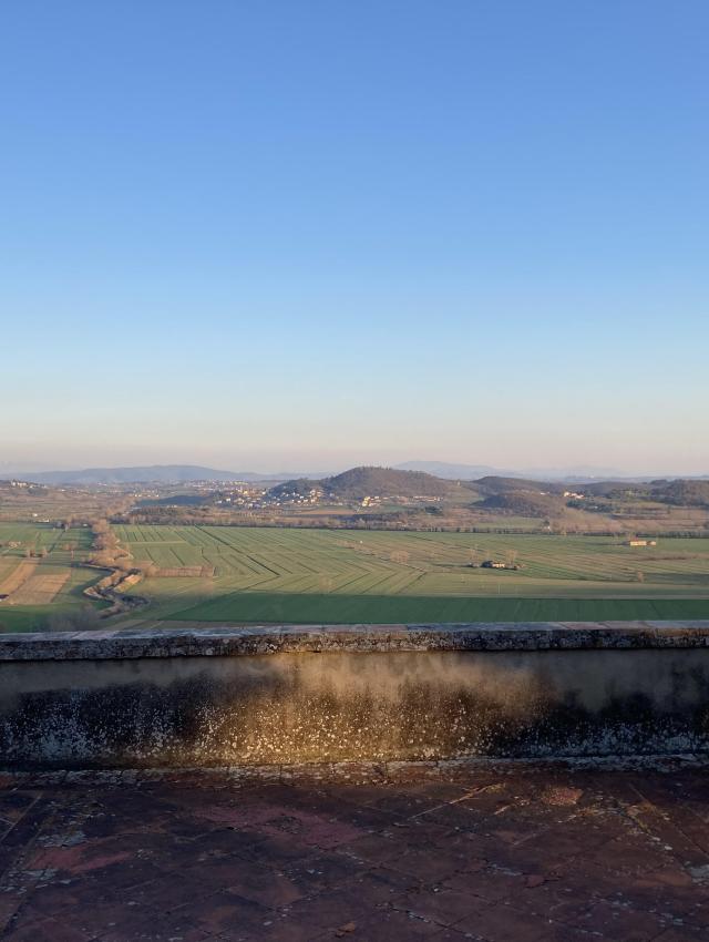 View from Conestabile della Staffa castle