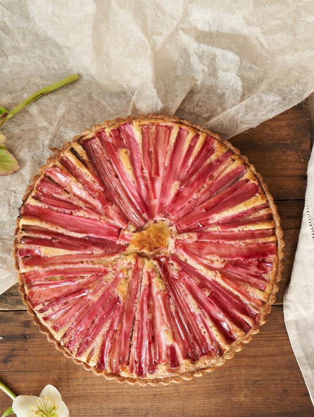 rhubarb tart